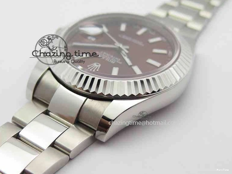 MiroTime 1221 DateJust II 41mm SS BP Maker Best Edition Brown Dial On SS Bracelet SA Modern 3734